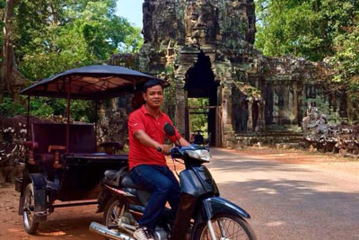 1-Day  Angkor Wat Tour + Sunrise , Bayon, Ta Prohm ,by Tuk-Tuk USD 20